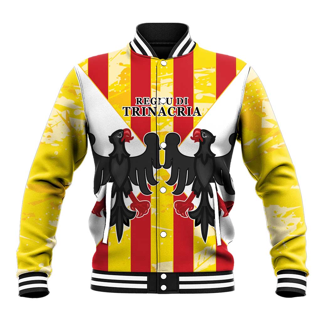 Kingdom of Trinacria Baseball Jacket Est 1282 Animus Tuus Dominus LT9 - Wonder Print Shop