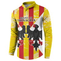 Kingdom of Trinacria Button Sweatshirt Est 1282 Animus Tuus Dominus LT9 - Wonder Print Shop