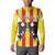 Kingdom of Trinacria Button Sweatshirt Est 1282 Animus Tuus Dominus LT9 - Wonder Print Shop