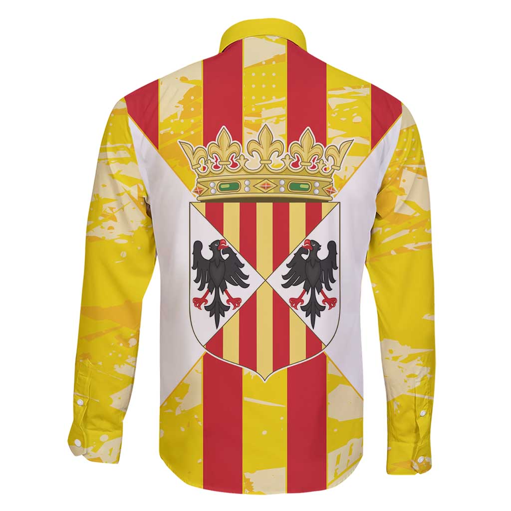 Kingdom of Trinacria Family Matching Short Sleeve Bodycon Dress and Hawaiian Shirt Est 1282 Animus Tuus Dominus - Wonder Print Shop