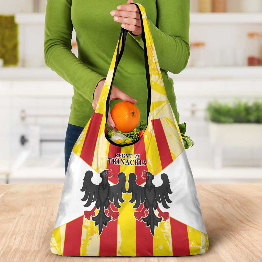 Kingdom of Trinacria Grocery Bag Est 1282 Animus Tuus Dominus
