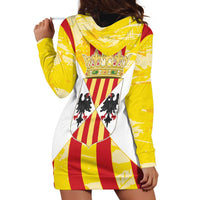 Kingdom of Trinacria Hoodie Dress Est 1282 Animus Tuus Dominus - Wonder Print Shop