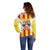 Kingdom of Trinacria Off Shoulder Sweater Est 1282 Animus Tuus Dominus - Wonder Print Shop