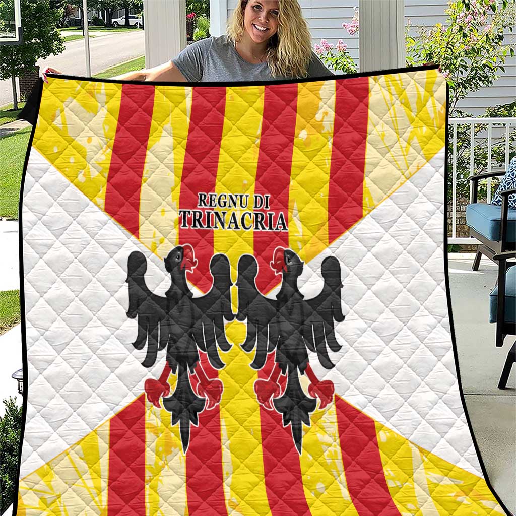 Kingdom of Trinacria Quilt Est 1282 Animus Tuus Dominus - Wonder Print Shop