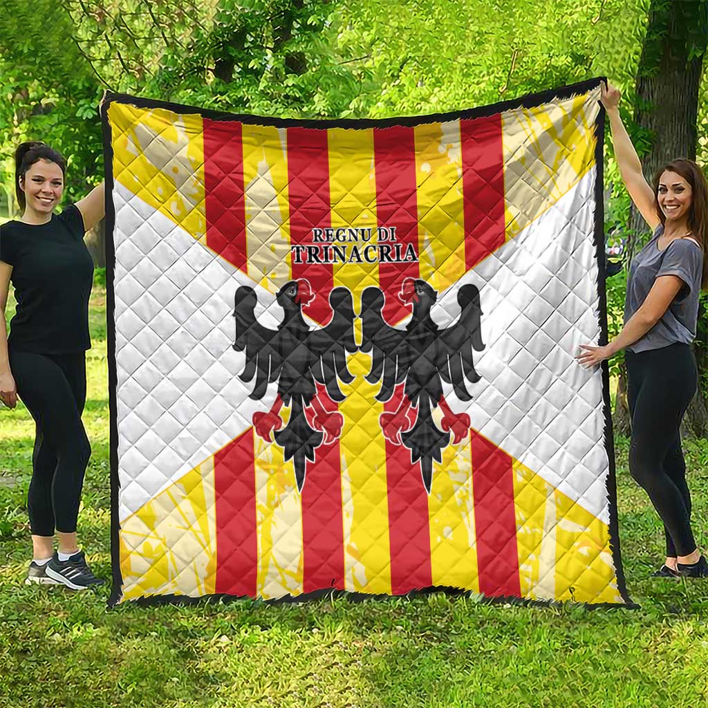 Kingdom of Trinacria Quilt Est 1282 Animus Tuus Dominus - Wonder Print Shop