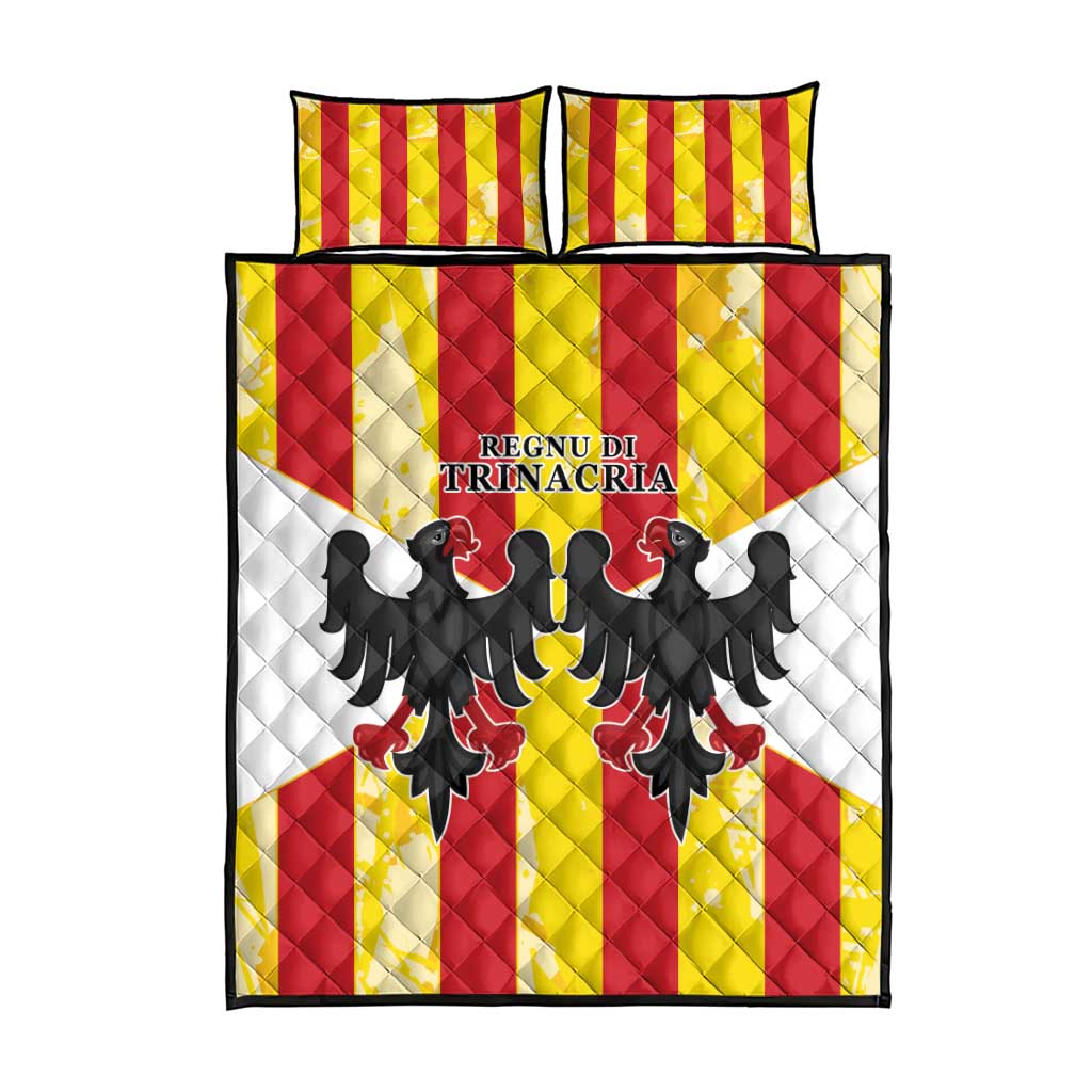 Kingdom of Trinacria Quilt Bed Set Est 1282 Animus Tuus Dominus - Wonder Print Shop