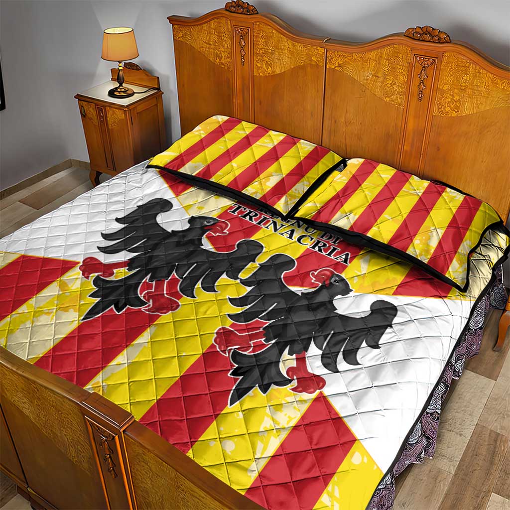 Kingdom of Trinacria Quilt Bed Set Est 1282 Animus Tuus Dominus - Wonder Print Shop