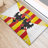 Kingdom of Trinacria Rubber Doormat Est 1282 Animus Tuus Dominus - Wonder Print Shop