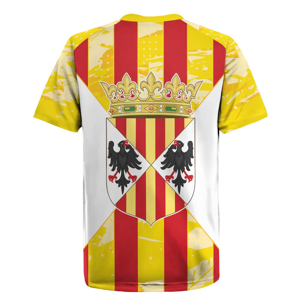 Kingdom of Trinacria Rugby Jersey Est 1282 Animus Tuus Dominus - Wonder Print Shop