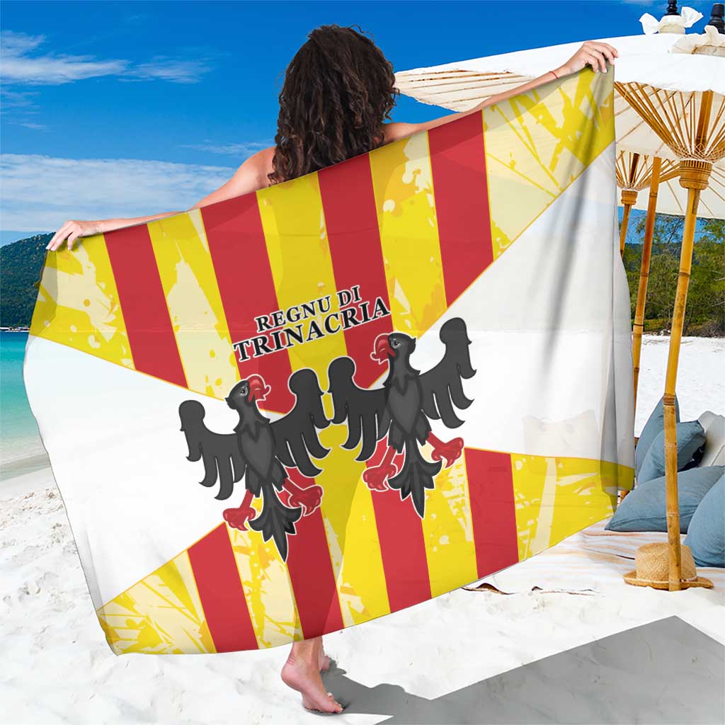 Kingdom of Trinacria Sarong Est 1282 Animus Tuus Dominus - Wonder Print Shop