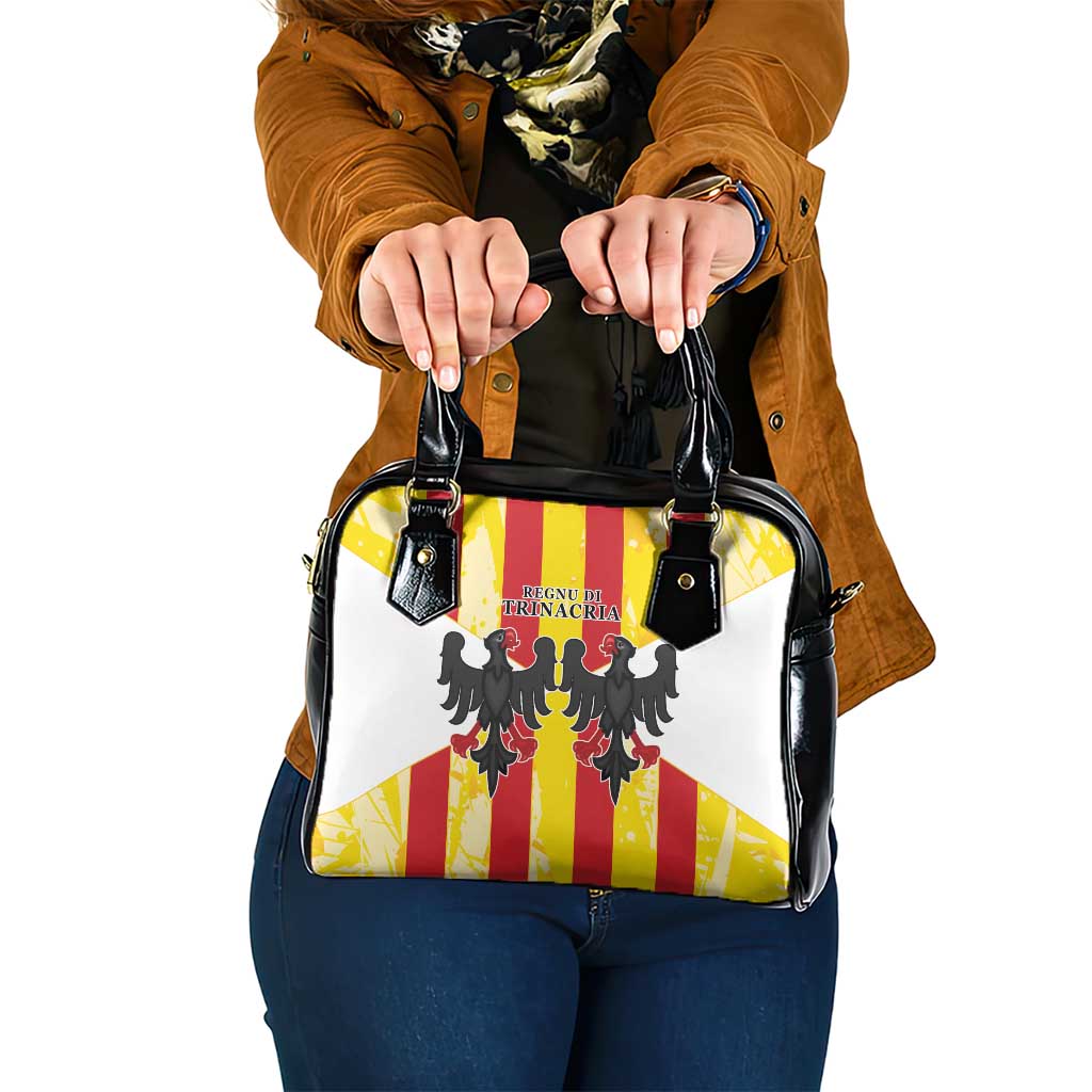 Kingdom of Trinacria Shoulder Handbag Est 1282 Animus Tuus Dominus