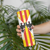 Kingdom of Trinacria Skinny Tumbler Est 1282 Animus Tuus Dominus - Wonder Print Shop