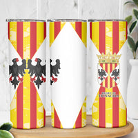 Kingdom of Trinacria Skinny Tumbler Est 1282 Animus Tuus Dominus - Wonder Print Shop