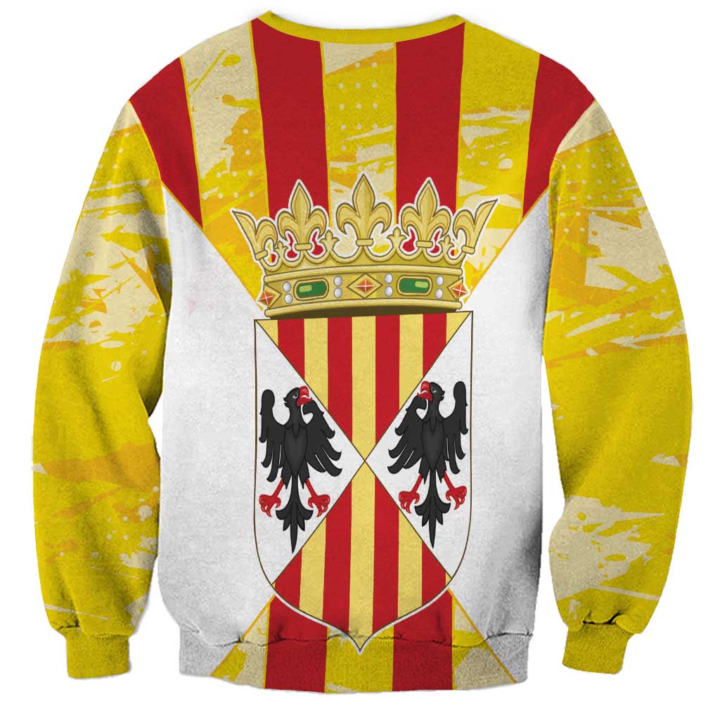 Kingdom of Trinacria Sweatshirt Est 1282 Animus Tuus Dominus - Wonder Print Shop