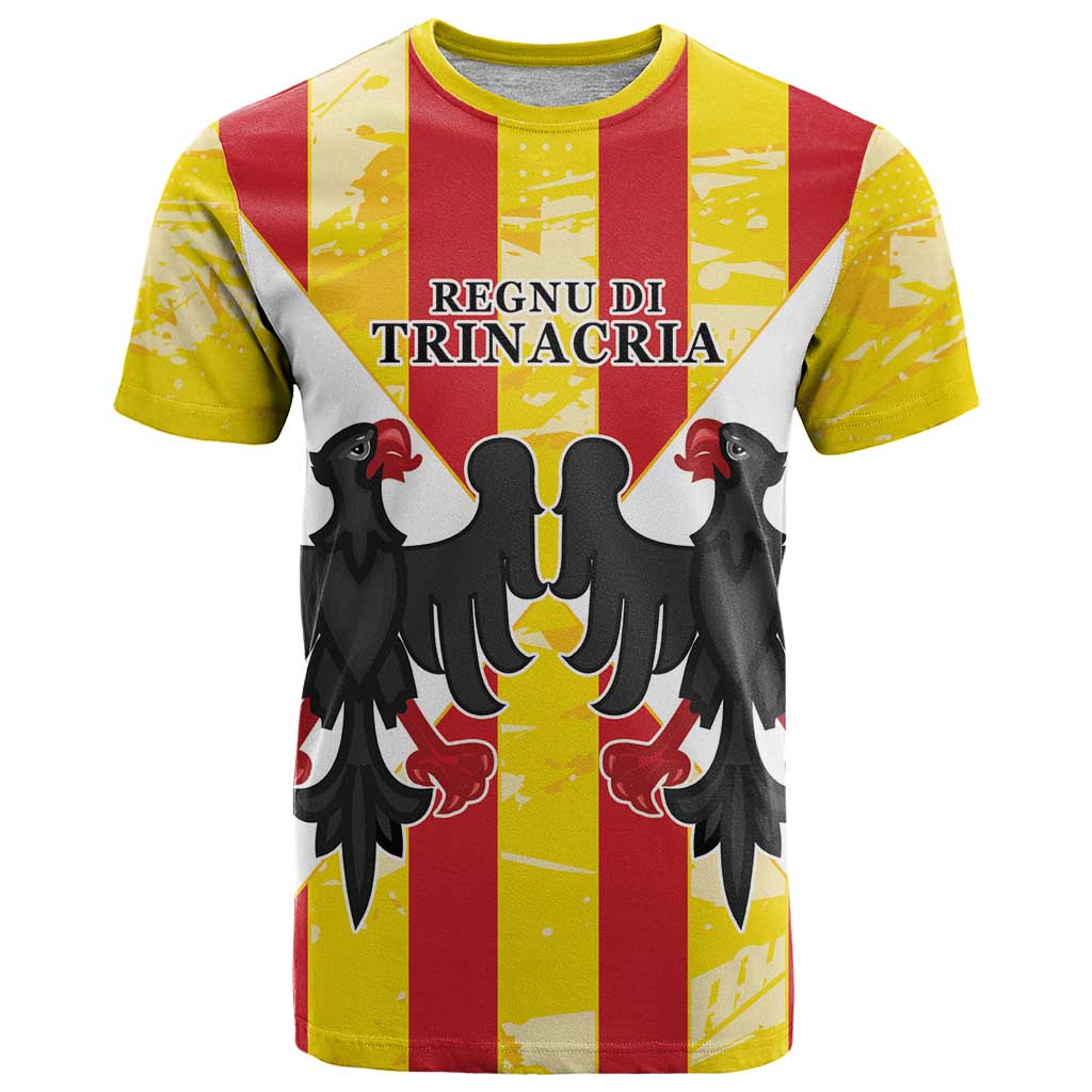 Kingdom of Trinacria T Shirt Est 1282 Animus Tuus Dominus - Wonder Print Shop