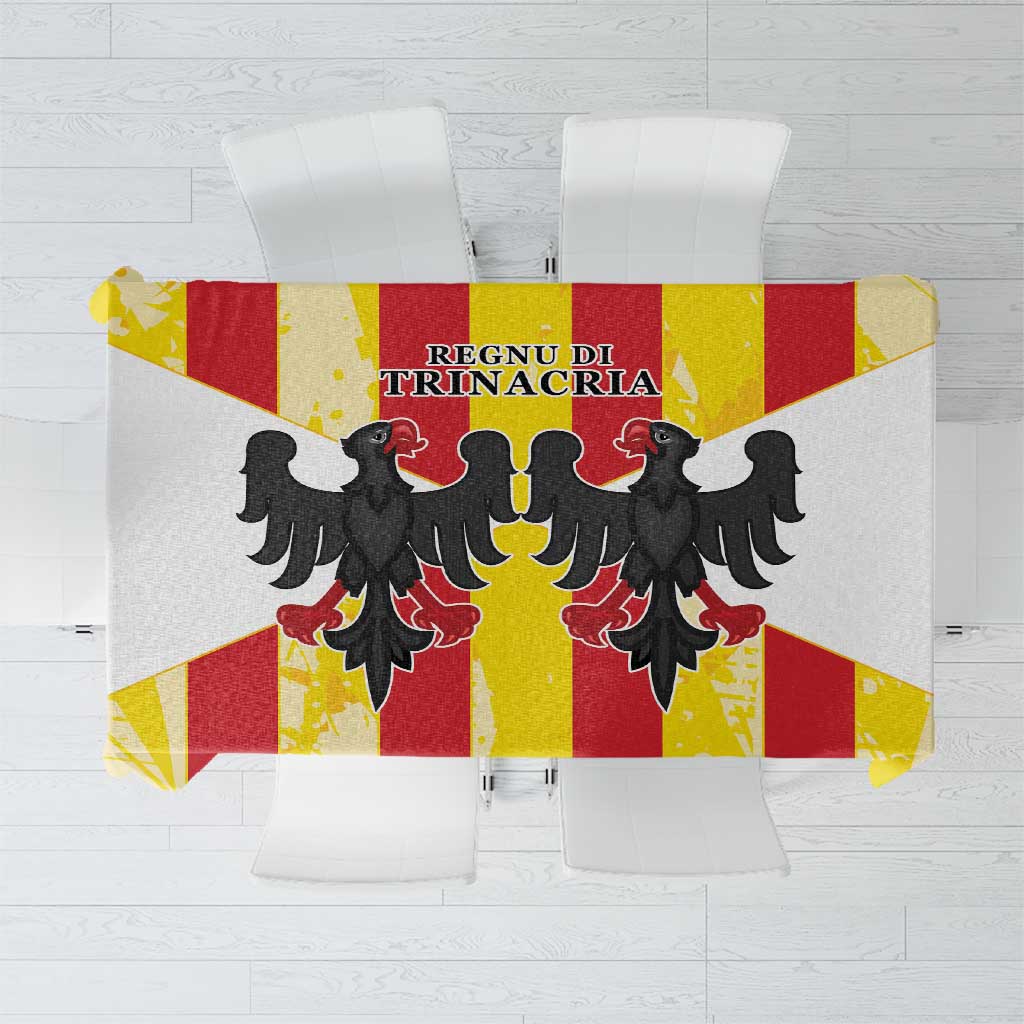 Kingdom of Trinacria Tablecloth Est 1282 Animus Tuus Dominus - Wonder Print Shop