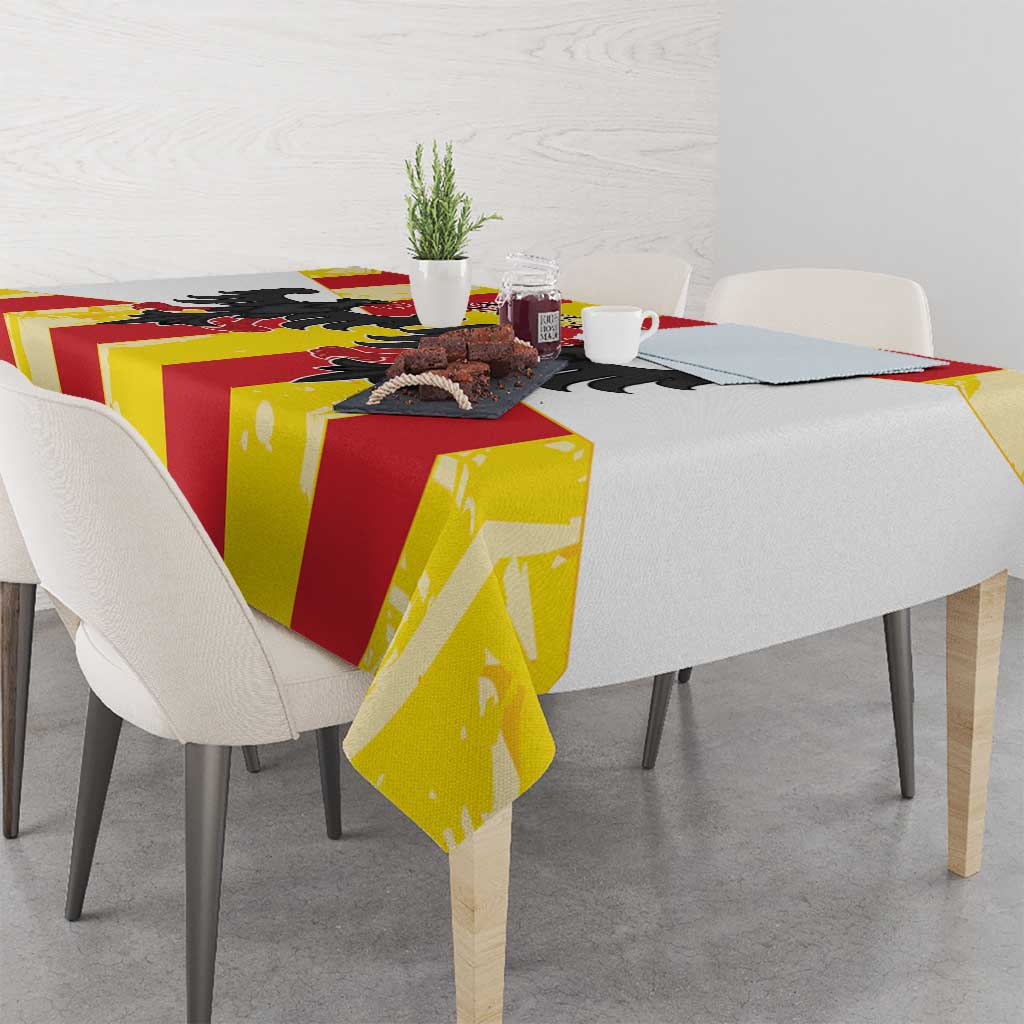 Kingdom of Trinacria Tablecloth Est 1282 Animus Tuus Dominus - Wonder Print Shop