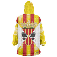 Kingdom of Trinacria Wearable Blanket Hoodie Est 1282 Animus Tuus Dominus - Wonder Print Shop
