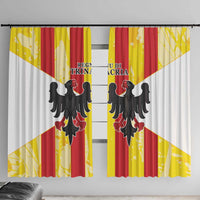 Kingdom of Trinacria Window Curtain Est 1282 Animus Tuus Dominus - Wonder Print Shop