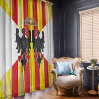 Kingdom of Trinacria Window Curtain Est 1282 Animus Tuus Dominus - Wonder Print Shop