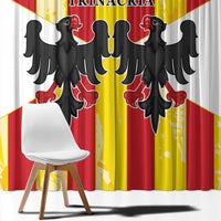 Kingdom of Trinacria Window Curtain Est 1282 Animus Tuus Dominus - Wonder Print Shop