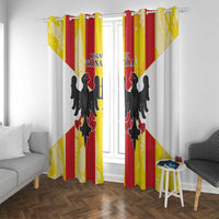 Kingdom of Trinacria Window Curtain Est 1282 Animus Tuus Dominus - Wonder Print Shop