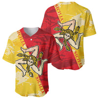 La Bandiera Regione Siciliana Baseball Jersey LT9 - Wonder Print Shop