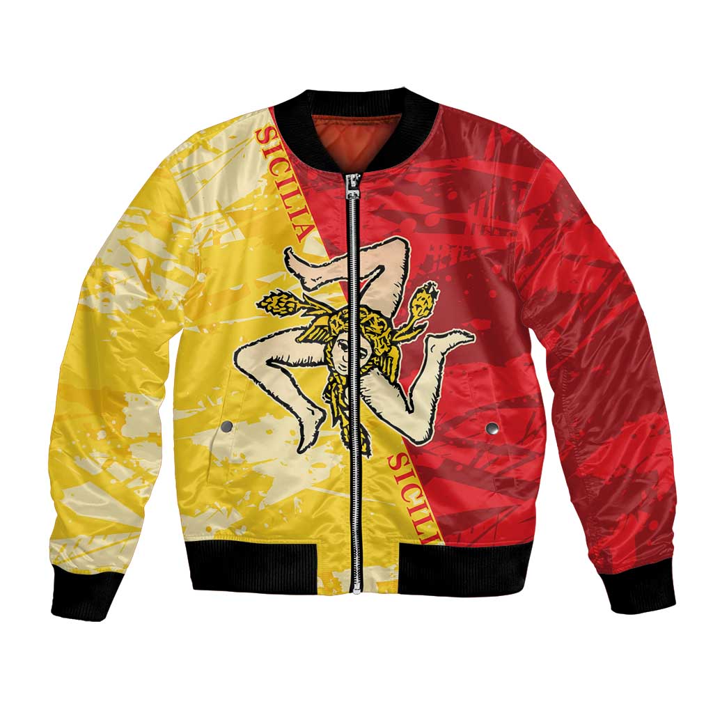 La Bandiera Regione Siciliana Bomber Jacket LT9 - Wonder Print Shop