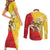 La Bandiera Regione Siciliana Couples Matching Short Sleeve Bodycon Dress and Long Sleeve Button Shirt LT9 - Wonder Print Shop