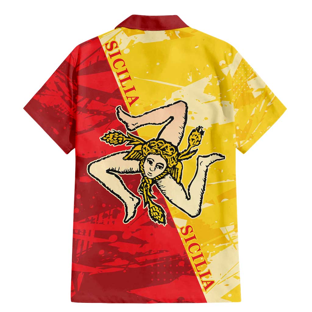 La Bandiera Regione Siciliana Family Matching Mermaid Dress and Hawaiian Shirt LT9 - Wonder Print Shop