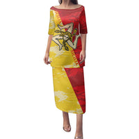 La Bandiera Regione Siciliana Family Matching Puletasi and Hawaiian Shirt - Wonder Print Shop