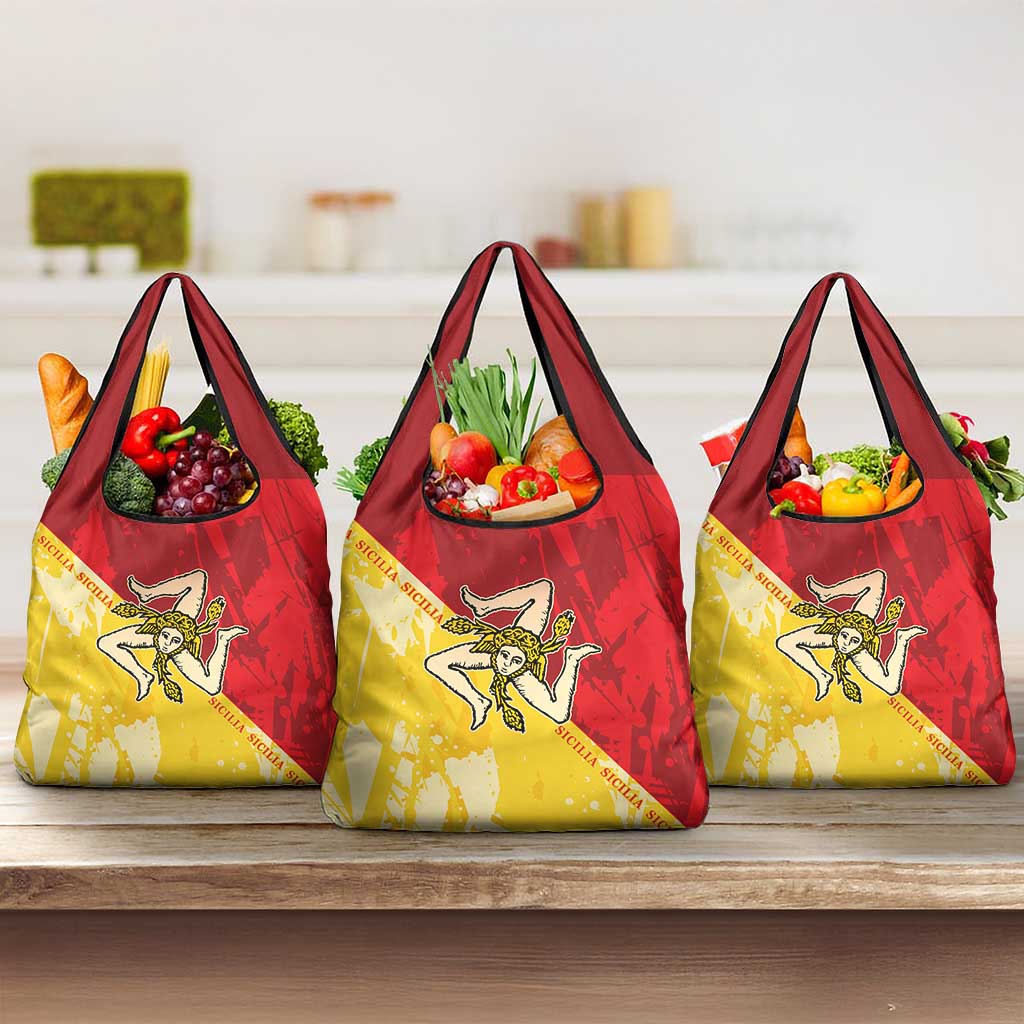 La Bandiera Regione Siciliana Grocery Bag