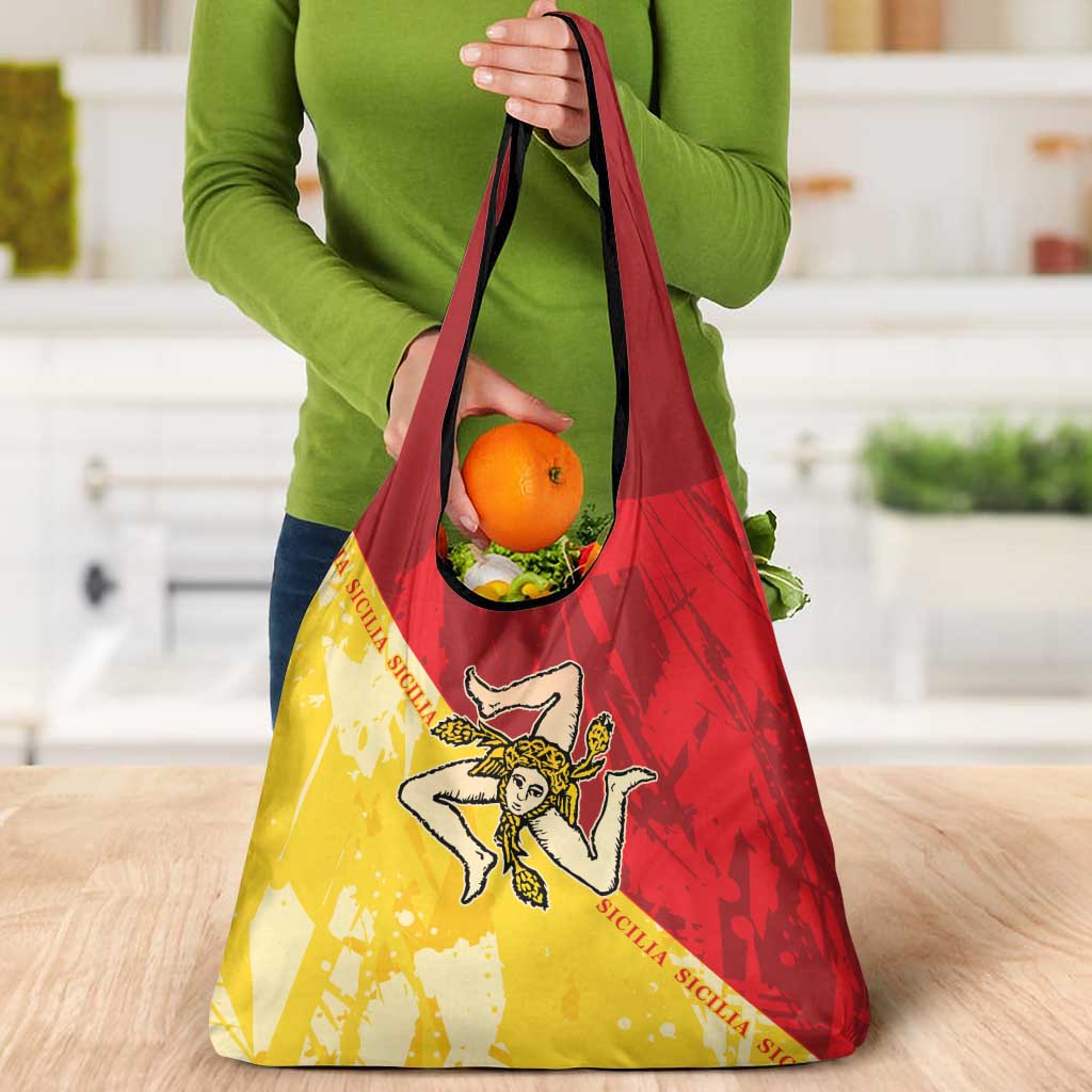 La Bandiera Regione Siciliana Grocery Bag