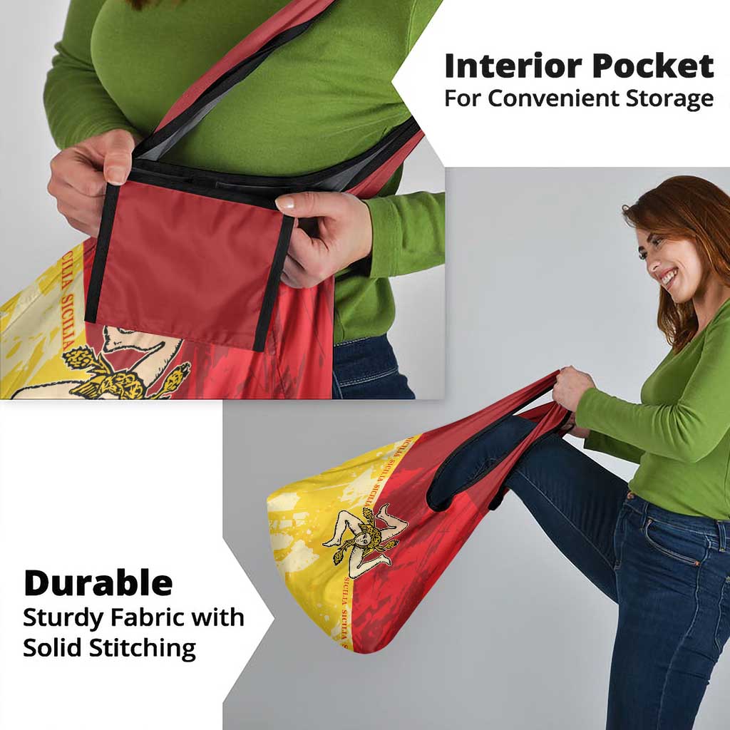 La Bandiera Regione Siciliana Grocery Bag