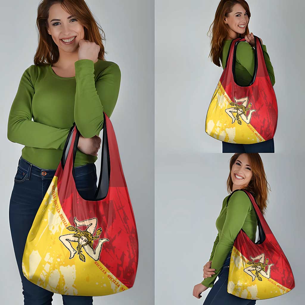 La Bandiera Regione Siciliana Grocery Bag