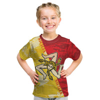 La Bandiera Regione Siciliana Kid T Shirt - Wonder Print Shop