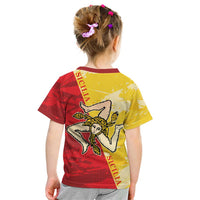 La Bandiera Regione Siciliana Kid T Shirt - Wonder Print Shop