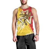 La Bandiera Regione Siciliana Men Tank Top - Wonder Print Shop