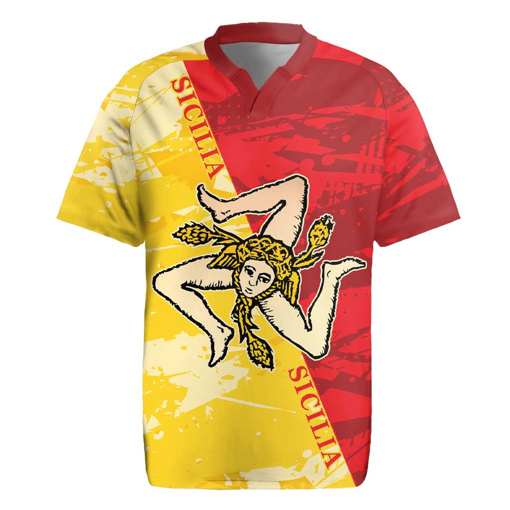 La Bandiera Regione Siciliana Rugby Jersey - Wonder Print Shop