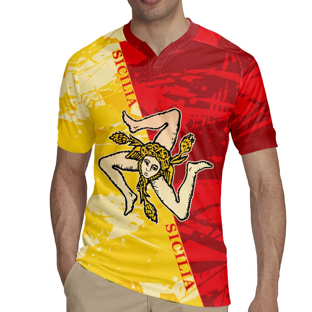 La Bandiera Regione Siciliana Rugby Jersey - Wonder Print Shop