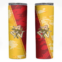 La Bandiera Regione Siciliana Skinny Tumbler - Wonder Print Shop