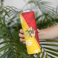 La Bandiera Regione Siciliana Skinny Tumbler - Wonder Print Shop