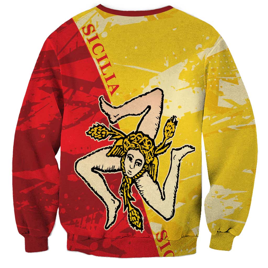 La Bandiera Regione Siciliana Sweatshirt - Wonder Print Shop