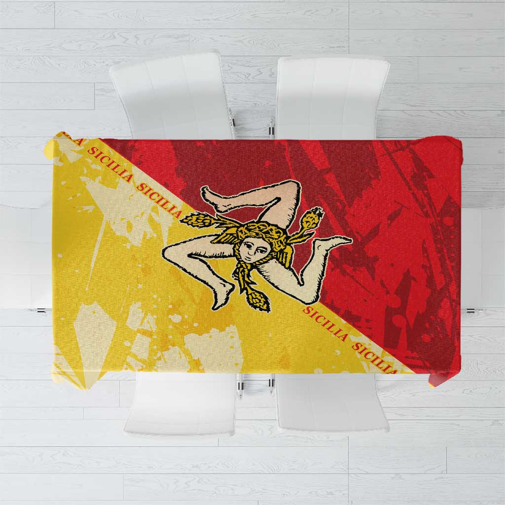 La Bandiera Regione Siciliana Tablecloth - Wonder Print Shop