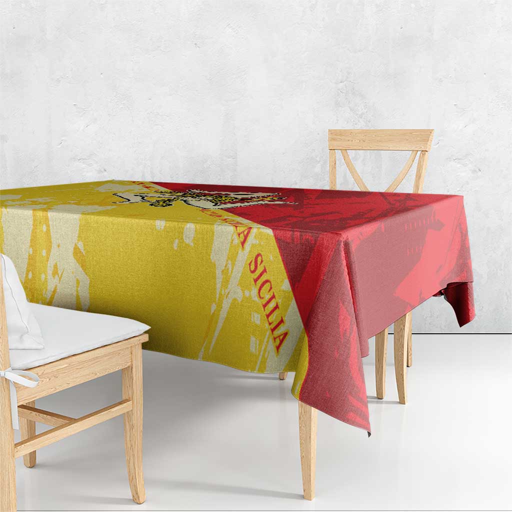 La Bandiera Regione Siciliana Tablecloth - Wonder Print Shop