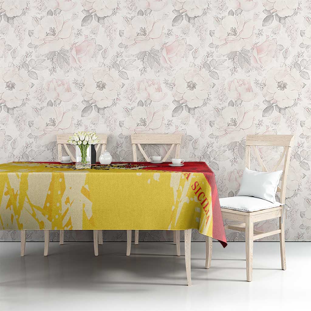 La Bandiera Regione Siciliana Tablecloth - Wonder Print Shop