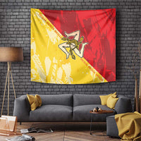 La Bandiera Regione Siciliana Tapestry - Wonder Print Shop