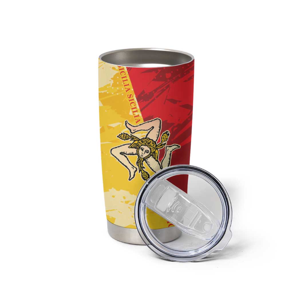 La Bandiera Regione Siciliana Tumbler Cup - Wonder Print Shop
