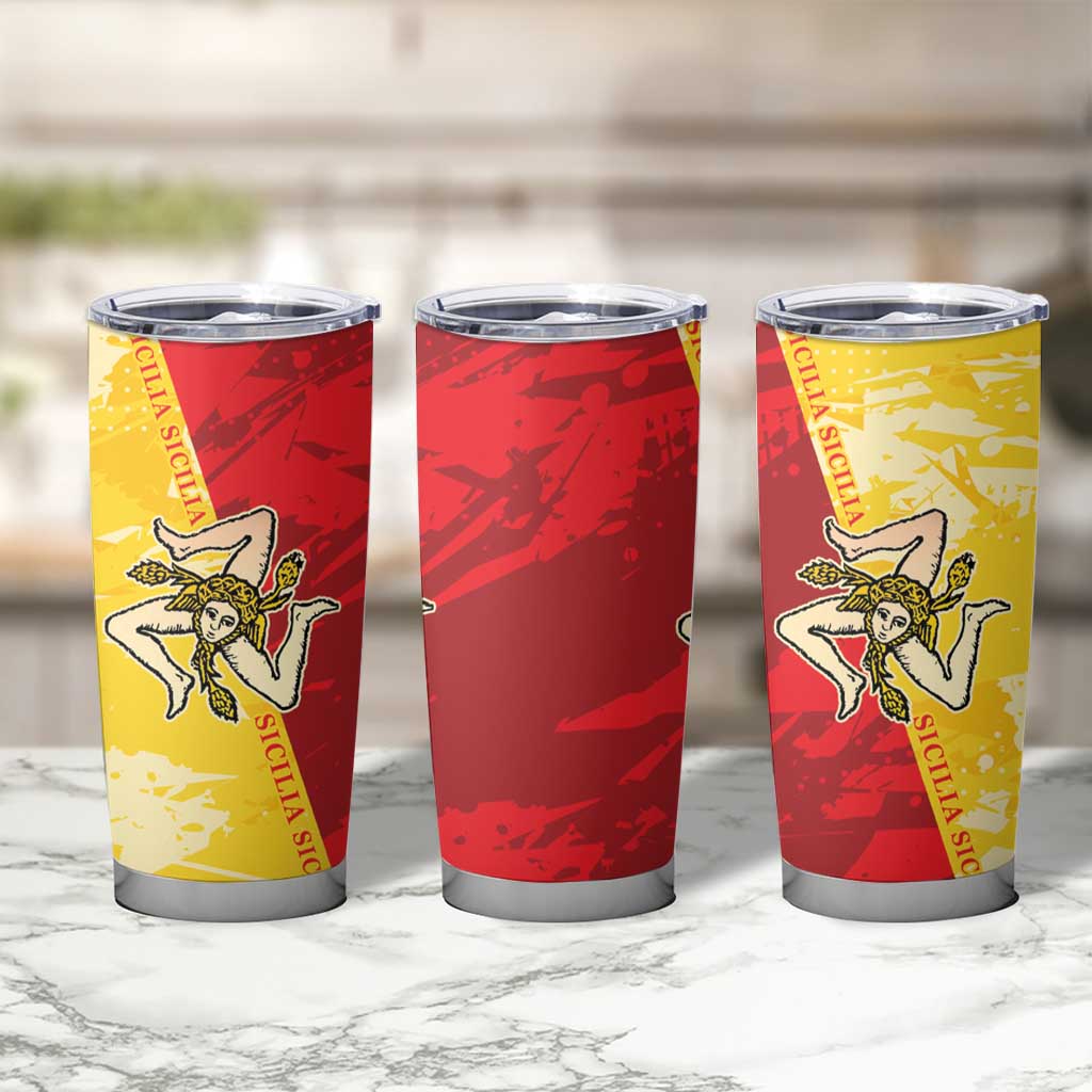 La Bandiera Regione Siciliana Tumbler Cup - Wonder Print Shop