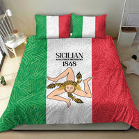 Sicilian Revolution of 1848 Bedding Set Bandiera del Regno di Sicilia 1848-1849 LT9 - Wonder Print Shop